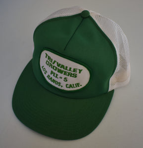 Vintage 80s Tri Valley Growers Los Banos CA Snapback Hat