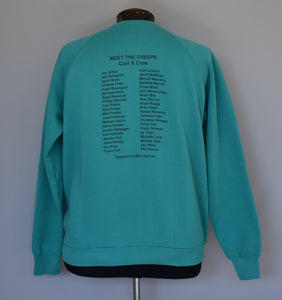 Vintage 90s Meet The Creeps Drama Sweatshirt Size Large to XL