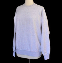 Load image into Gallery viewer, Vintage 80s Heather Gray Blank Sweatshirt Size Large
