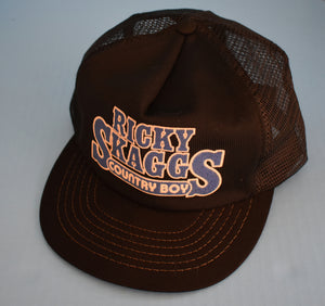 Vintage 80s Ricky Skaggs Country Boy Snapback Cap
