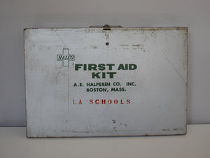 Vintage 60s 70s Halco Large First Aid kit