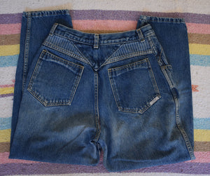 Vintage 80s Zena High Waist Medium Wash Jeans Size 28 x 26 1/2