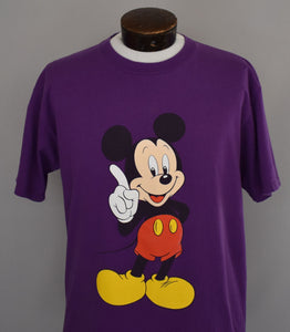 Vintage 90s Mickey Mouse Disney Designs Tee Size Large to XL