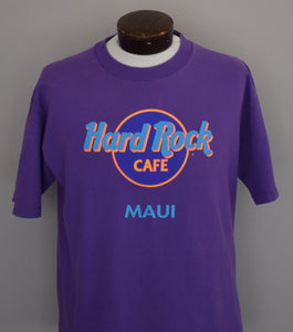 Vintage 90s Hard Rock Cafe Maui Souvenir Tee Size Large to XL