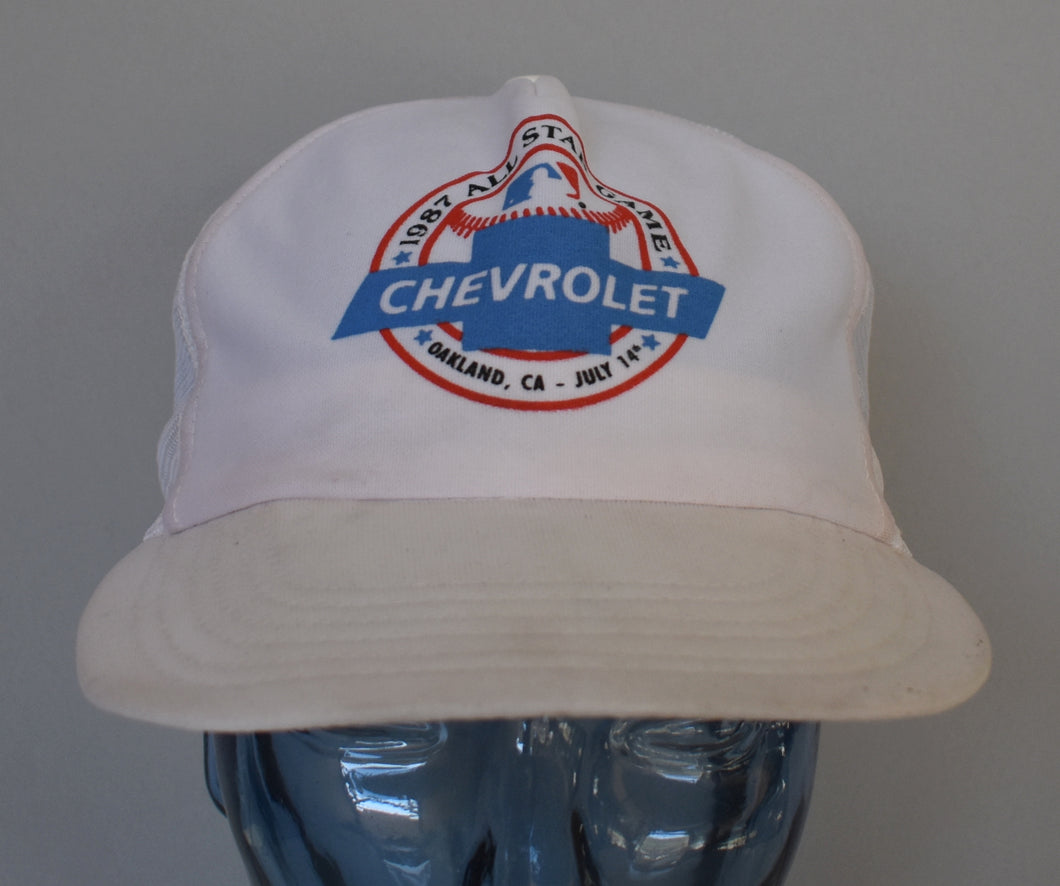 Vintage 80s Chevrolet All Star Game Hat