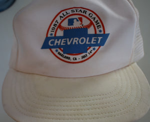 Vintage 80s Chevrolet All Star Game Hat