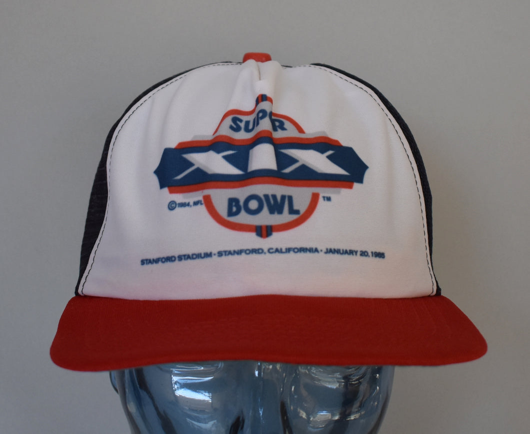 Vintage 80s 49ers vs Dolphins Super Bowl XIX Hat