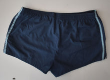 Load image into Gallery viewer, Vintage 70s Blue Trimmed Running Basketball Shorts Size Medium to Large