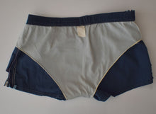 Load image into Gallery viewer, Vintage 70s Blue Trimmed Running Basketball Shorts Size Medium to Large
