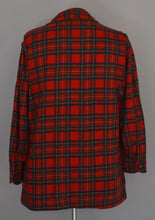 Load image into Gallery viewer, Vintage 70s Pendleton Red Flannel 49ers Jacket Size Large to XL