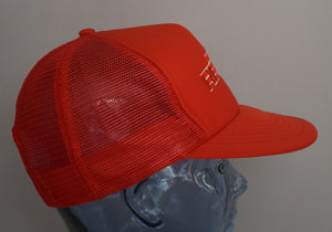 Vintage 80s Rentco Construction Equipment Mesh Snapback Hat