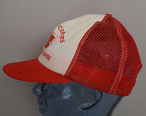 Vintage 80s Western Carriers Insurance Exchange Snapback Hat