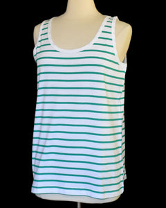 Vintage 90s INC Horizontal Striped Tank Top Size XS to Small