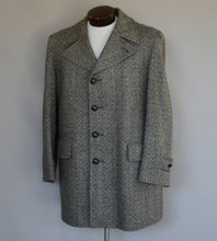 Load image into Gallery viewer, Vintage 70s McGregor Herringbone Button Front Overcoat Size Large