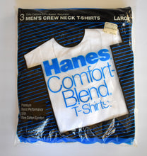 Load image into Gallery viewer, Vintage 80s Hanes Crisp White Tee Size Large