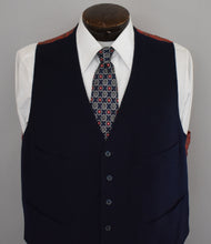 Load image into Gallery viewer, Vintage 60s Button Front Hand Stitched Waistcoat Size XL