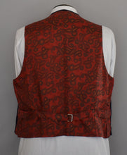 Load image into Gallery viewer, Vintage 60s Button Front Hand Stitched Waistcoat Size XL