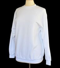 Load image into Gallery viewer, Vintage 80s White Blank Sweatshirt Size Large to XL