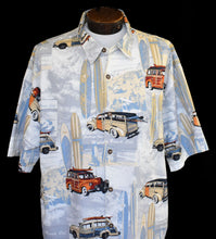 Load image into Gallery viewer, California Souvenir Novelty Print Button Front Shirt Size XXL