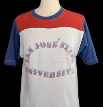 Load image into Gallery viewer, Vintage 70s San Jose State Distressed Tee Size Small to Medium