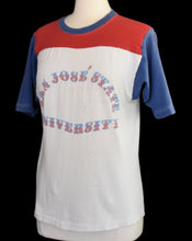 Load image into Gallery viewer, Vintage 70s San Jose State Distressed Tee Size Small to Medium