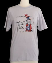 Load image into Gallery viewer, Vintage 70s Uncle Sam Trust Me Distressed Tee Size Small to Medium