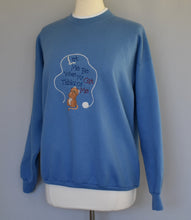 Load image into Gallery viewer, Vintage 90s Grandma Cat Sweatshirt Size XL