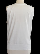Load image into Gallery viewer, Vintage 60s White Destroyed Raglan Sweatshirt Size Medium to Large
