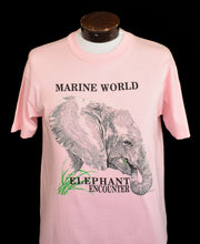 Load image into Gallery viewer, Vintage 80s Marine World Elephant Wildlife Tee Size Large
