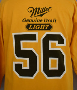 Vintage 90s Miller Light Football Shirt Size XL to XXL