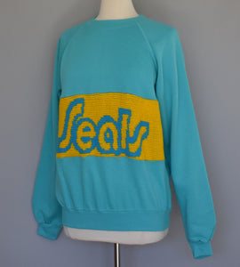 Vintage 80s San Francisco Seals Soccer Sweatshirt Size Large