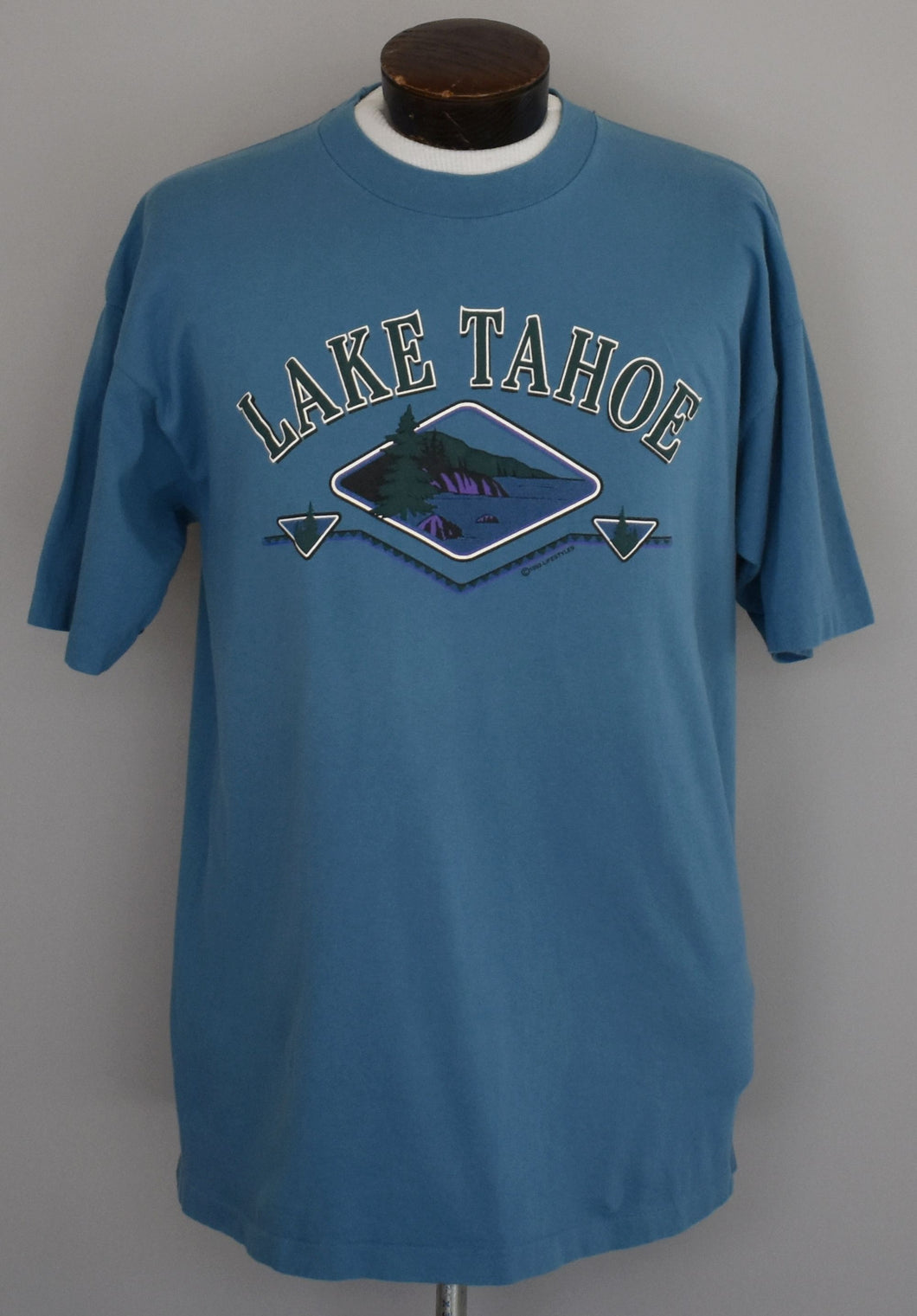 Vintage 90s Lake Tahoe Souvenir Tee Size Large to XL