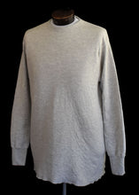 Load image into Gallery viewer, Vintage 80s Gray Duofold Thermal Double Layer Henley Shirt Size Large to XL