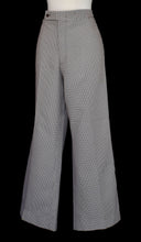 Load image into Gallery viewer, Vintage 70s Hounds Tooth High Waist Pants Size 35&quot; x 28 1/2&quot;