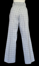 Load image into Gallery viewer, Vintage 70s Plaid Polyester Mod Pants Size 34&quot; x 29 1/2&quot;