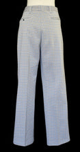 Load image into Gallery viewer, Vintage 70s Plaid Polyester Mod High Waist Pants Size 32&quot; x 29 1/4&quot;