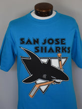 Load image into Gallery viewer, Vintage 90s San Jose Sharks NHL Tee Size Medium New With Tags