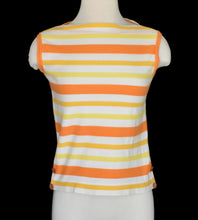 Load image into Gallery viewer, 60s Striped Sleeveless Tee Shirt Size XS to Small