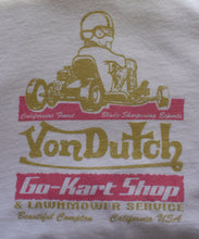 Load image into Gallery viewer, Von Dutch Go-Kart Shop Tee Size Medium to Large