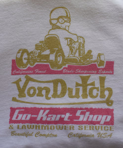 Von Dutch Go-Kart Shop Tee Size Medium to Large