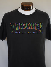 Load image into Gallery viewer, Thrasher Magazine Skateboarding Tee Size Medium to Large