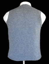 Load image into Gallery viewer, Vintage 70s Heather Blue Sweater Vest Size Small
