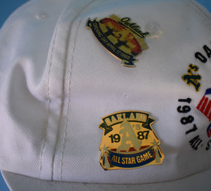Vintage 80s Oakland Athletics All Star Game Snapback Hat