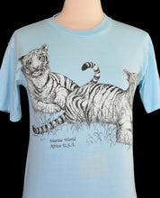 Load image into Gallery viewer, Vintage 80s Marine World Tiger Wildlife Tee Size Small to Medium