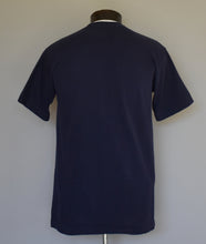 Load image into Gallery viewer, Vintage 70s Mervyns Blue Mens Pocket Tee Size Small to Medium
