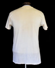 Load image into Gallery viewer, Vintage 60s Dirty White Blank Paper Thin Tee Size Small to Medium