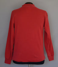 Load image into Gallery viewer, Vintage 70s Red Military Thermal Mock Neck Shirt Size Large to XL