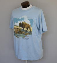 Load image into Gallery viewer, Vintage 90s Plains Buffalo Colorado City Souvenir Tee Size Large to XL