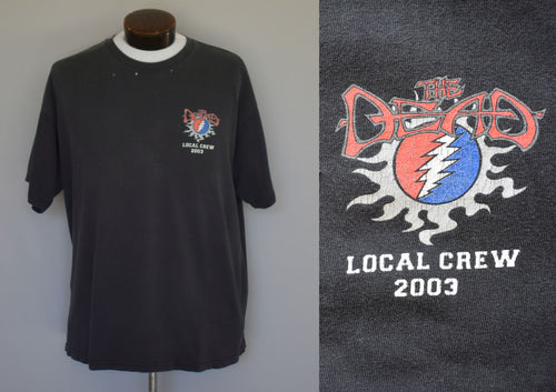 2003 Grateful Dead Local Crew Distressed Tee Size XL