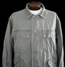 Load image into Gallery viewer, Vintage 70s Zip Front Military Field Jacket Size Large to XL